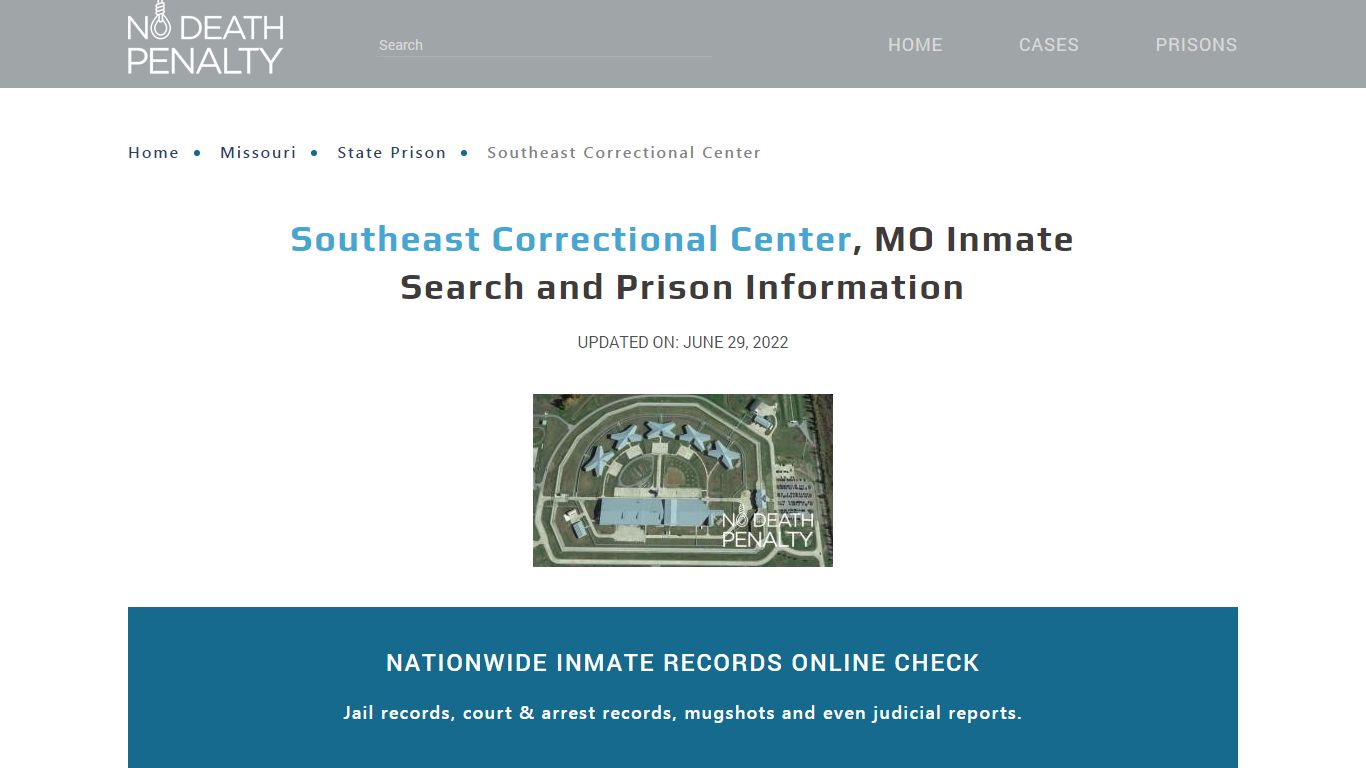 Southeast Correctional Center, MO Inmate Search, Visitation, Phone no ...